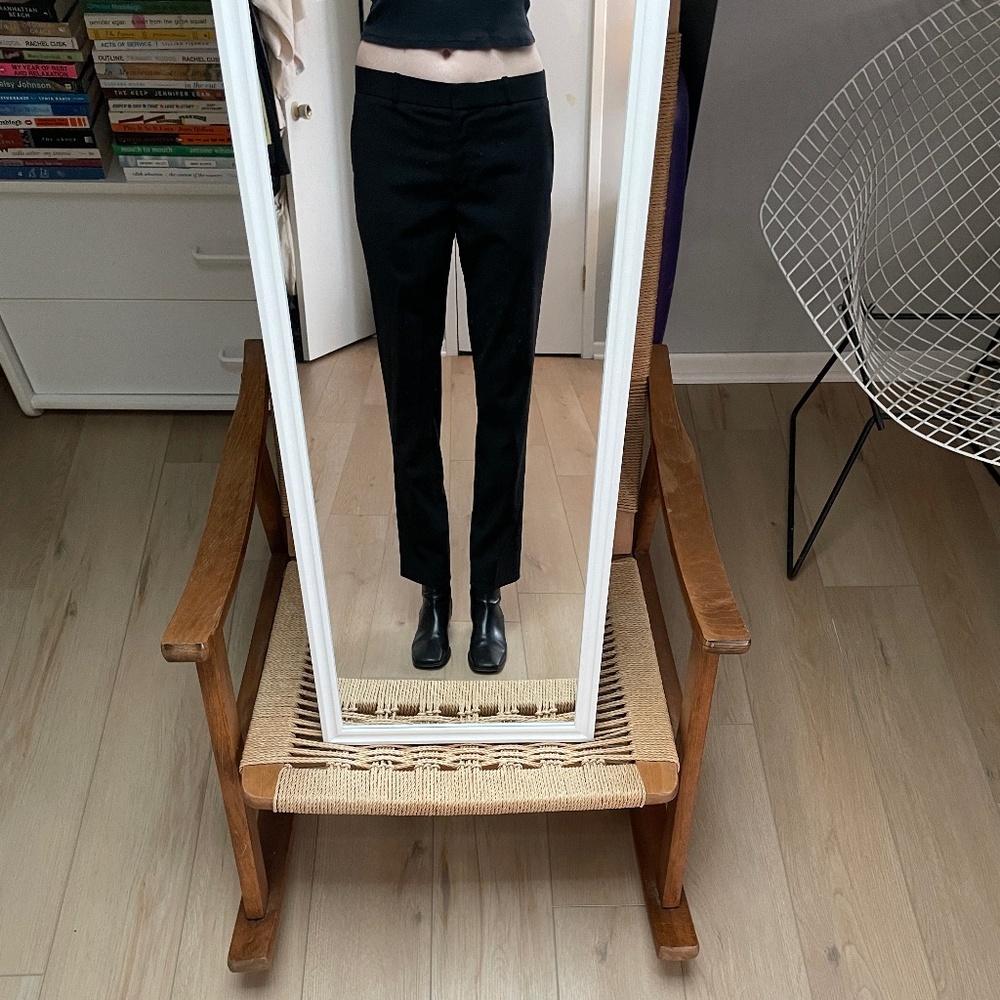 The Row Black Trousers